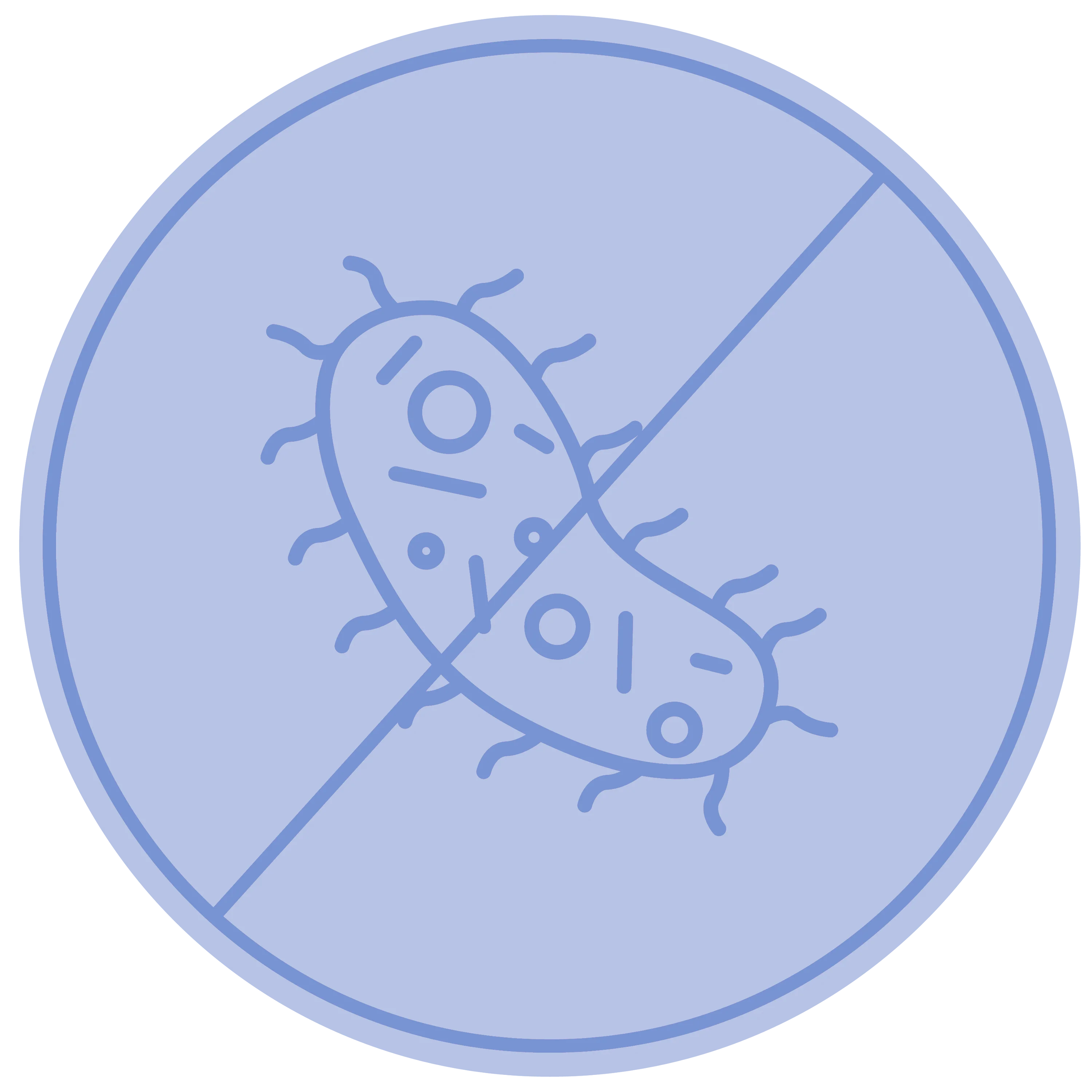 Bacteria naturally eliminated