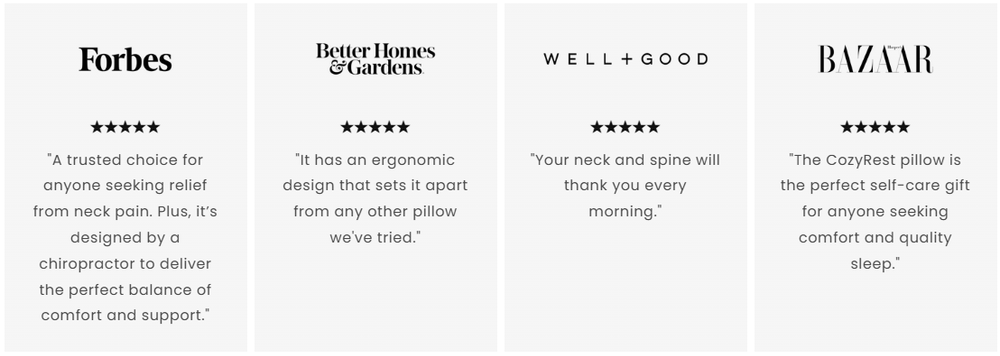 CozyRest® Memory Foam Neck Pillow